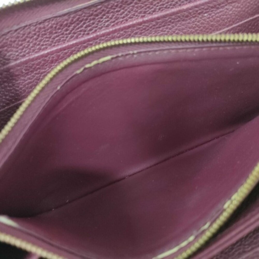 LOUIS VUITTON Zippy Wallet M62214 Raisin (Purple) Monogram Empreinte Women's ... - Picture 8 of 10